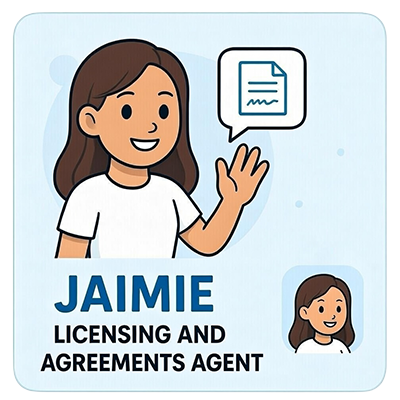 Jaimie - Licensing & Agreements Agent